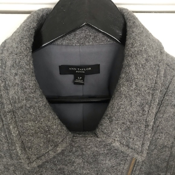 Ann Taylor Grey Moto Jacket - Picture 9 of 10